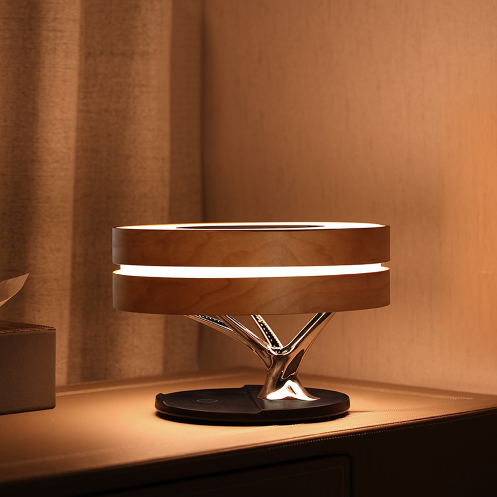 Round Intelligent Music Bluetooth Speaker